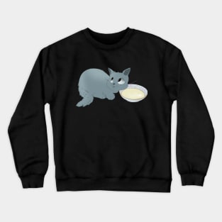 Adso Cat Character Design from Outlander Crewneck Sweatshirt